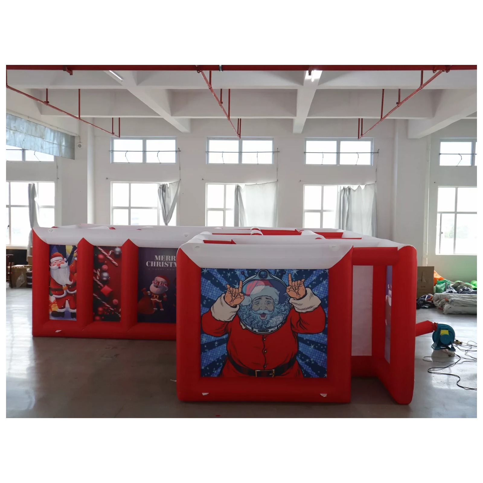เขาวงกตเป่าลมหลังคาเรียบสีแดงข - Kids Outdoor Fun บทวิจารณ์และราคา