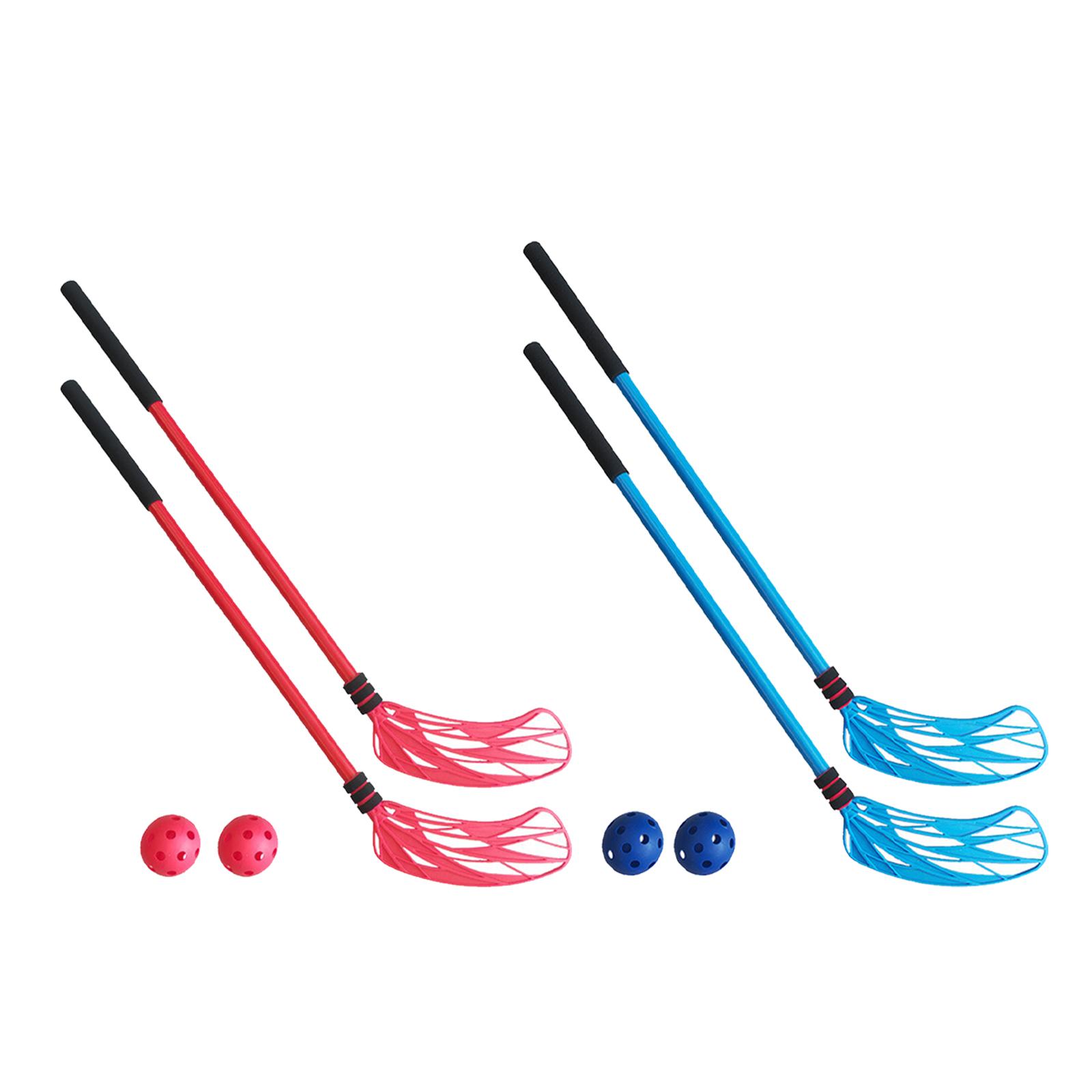 ชุดไม้ฮอกกี้สำหรับพื้น 2 ชิ้น  - Kids Outdoor Hockey Set บทวิจารณ์และราคา