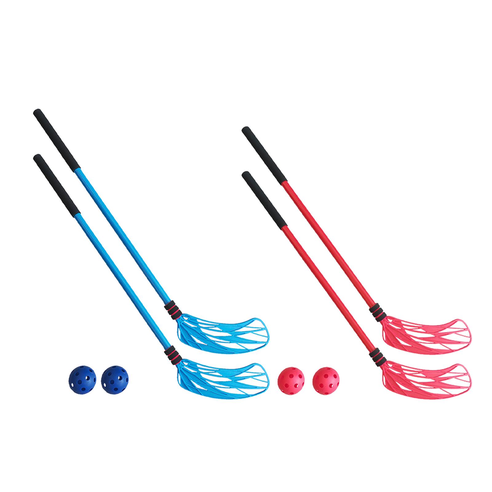 ชุดไม้ฮอกกี้สำหรับพื้น 2 ชิ้น  - Kids Outdoor Hockey Set บทวิจารณ์และราคา