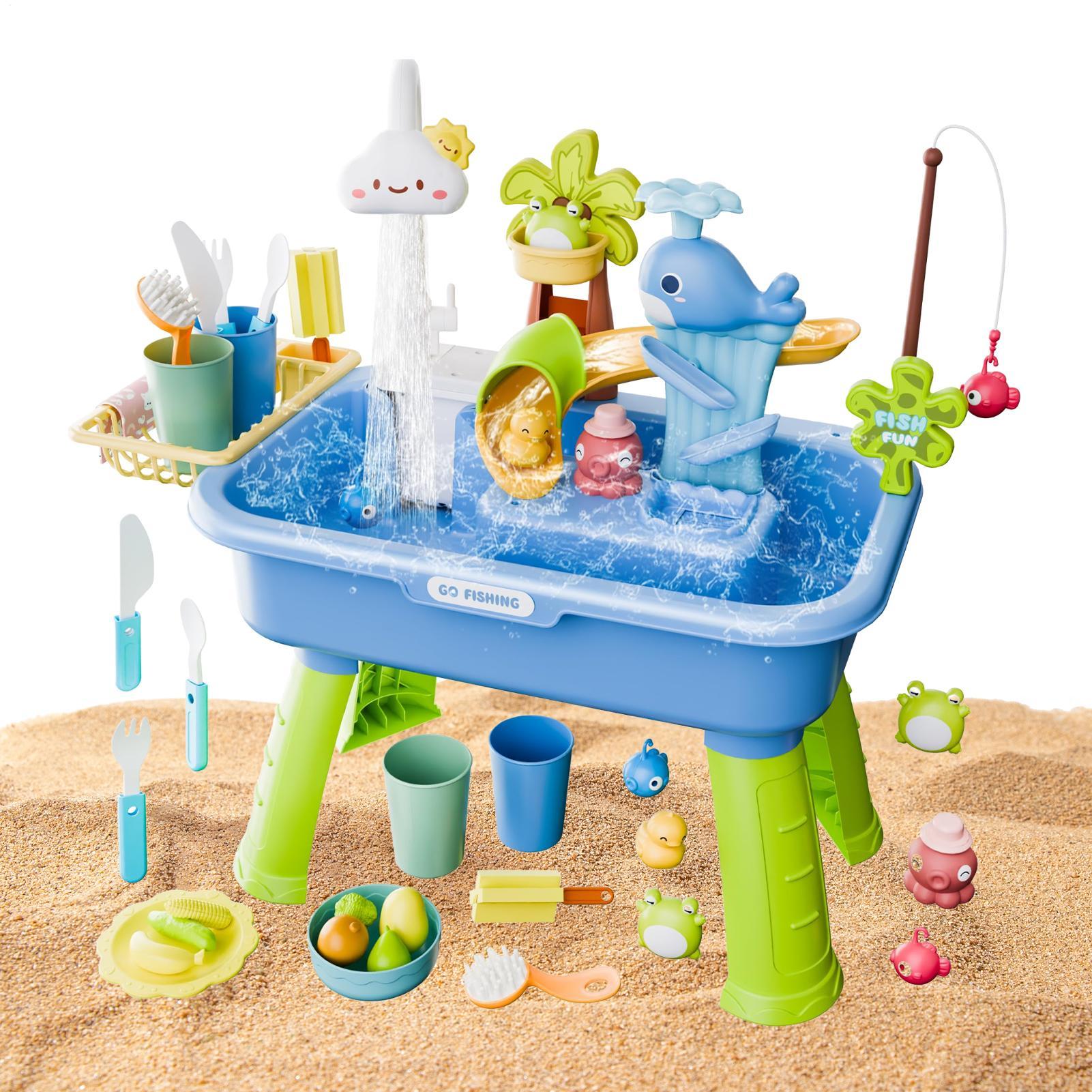 ของเล่นครัวเด็ก ชุดของเล่นน้ำไ - Kids Outdoor Sink บทวิจารณ์และราคา