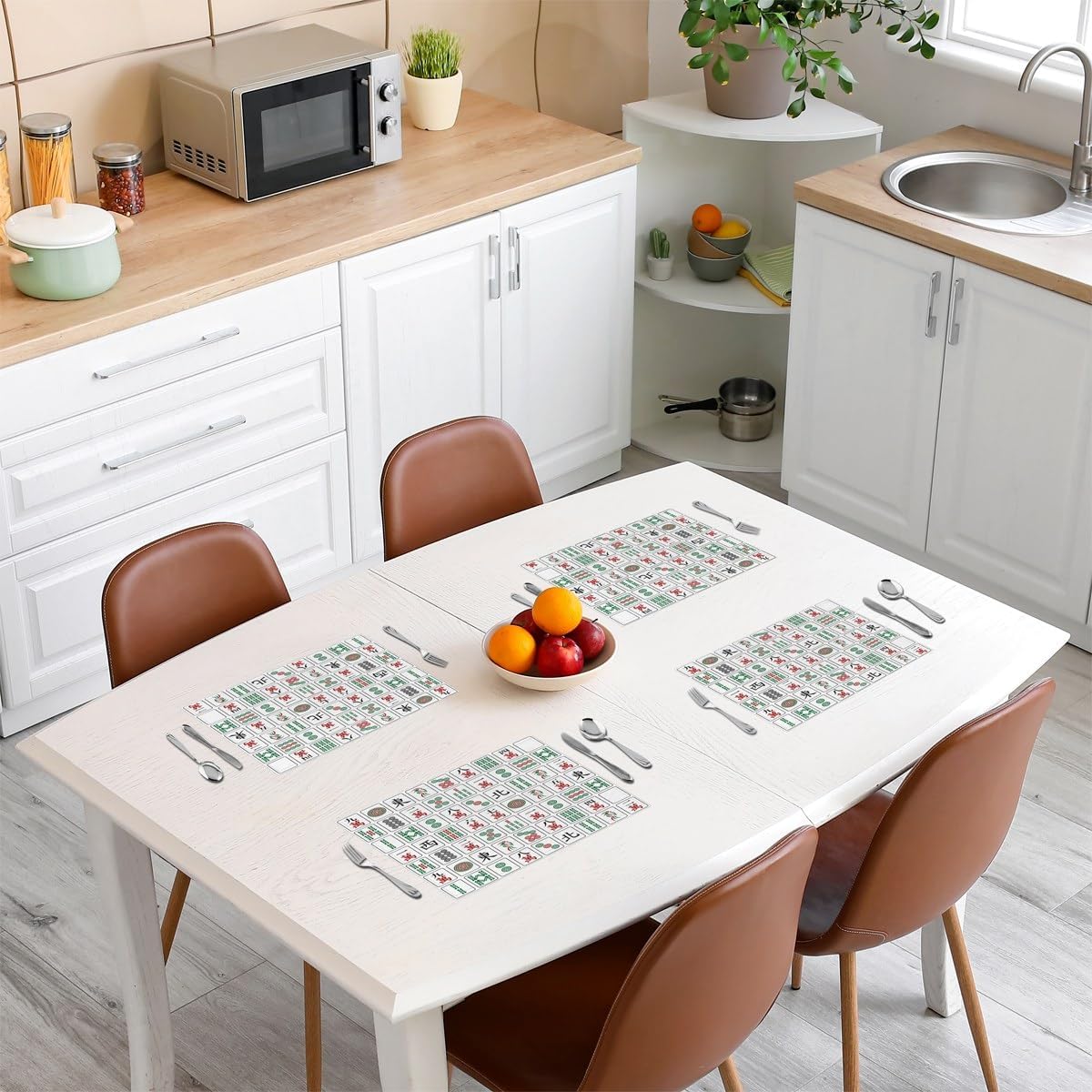 แผ่นรองจานลายเกมจีน ชุด 4 ชิ้น - Kids Outdoor Dining Set บทวิจารณ์และราคา