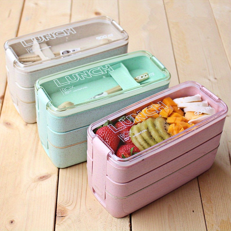 กล่องเบนโตะแบบพกพากล่องข้าวกลา - Kids Outdoor Dining Set บทวิจารณ์และราคา