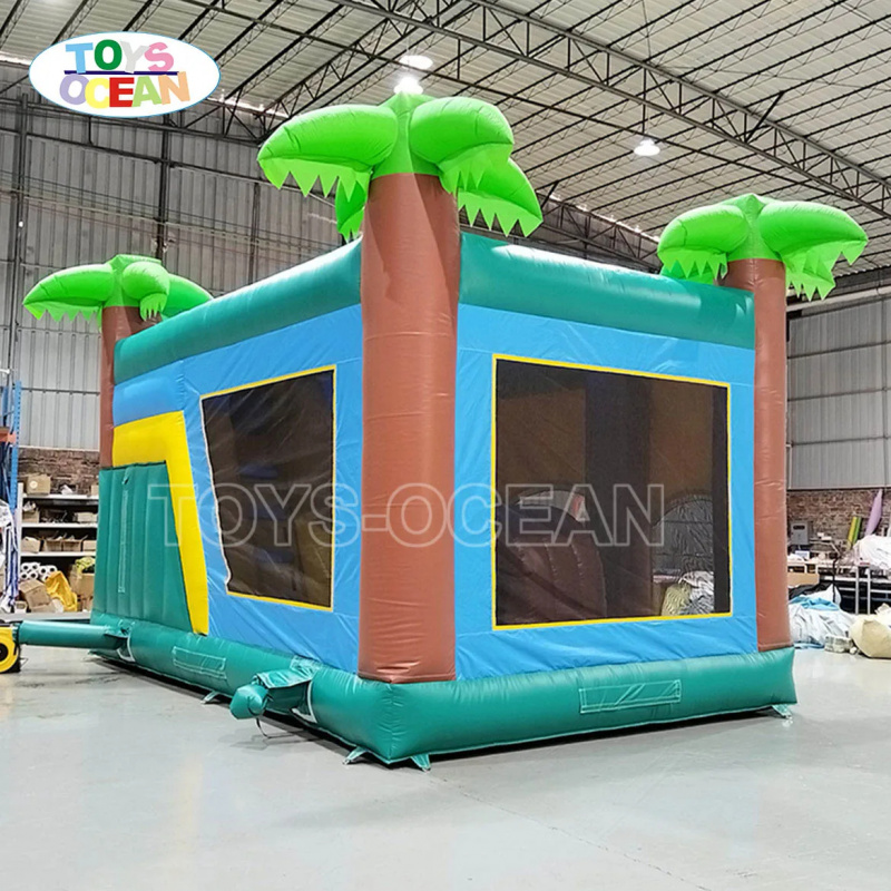 บ้านลมเป่าลมสำหรับเช่าสำหรับงา - Kids Outdoor House With Slide บทวิจารณ์และราคา