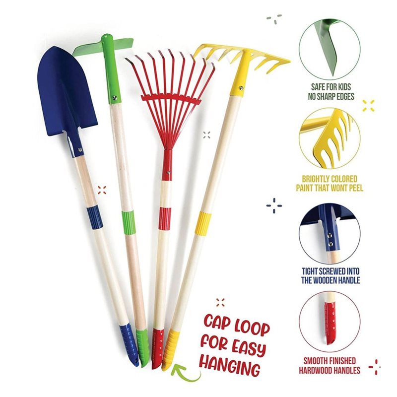 ABXE-ชุดเครื่องมือทำสวนสำหรับเ - Kids Outdoor Garden Set บทวิจารณ์และราคา