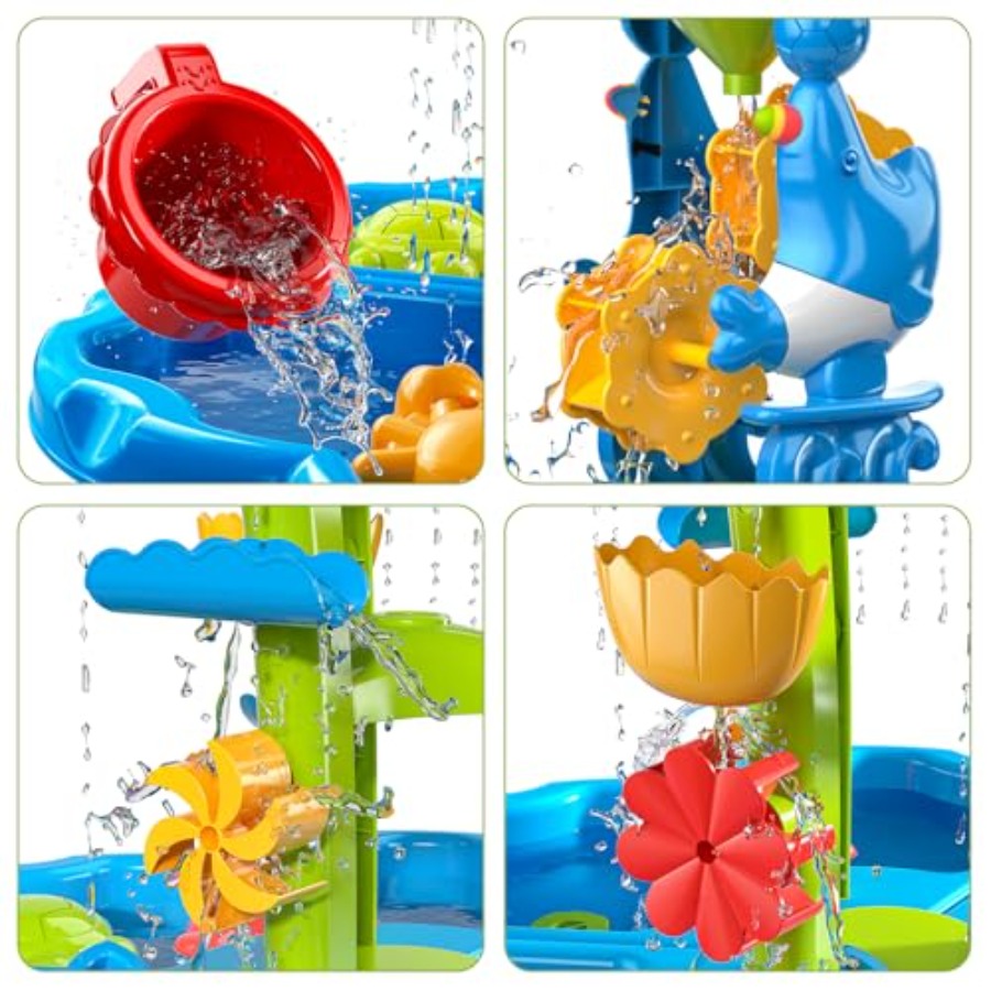 โต๊ะน้ำกลางแจ้งสำหรับเด็กอายุ  - Kids Outdoor Sensory Table บทวิจารณ์และราคา
