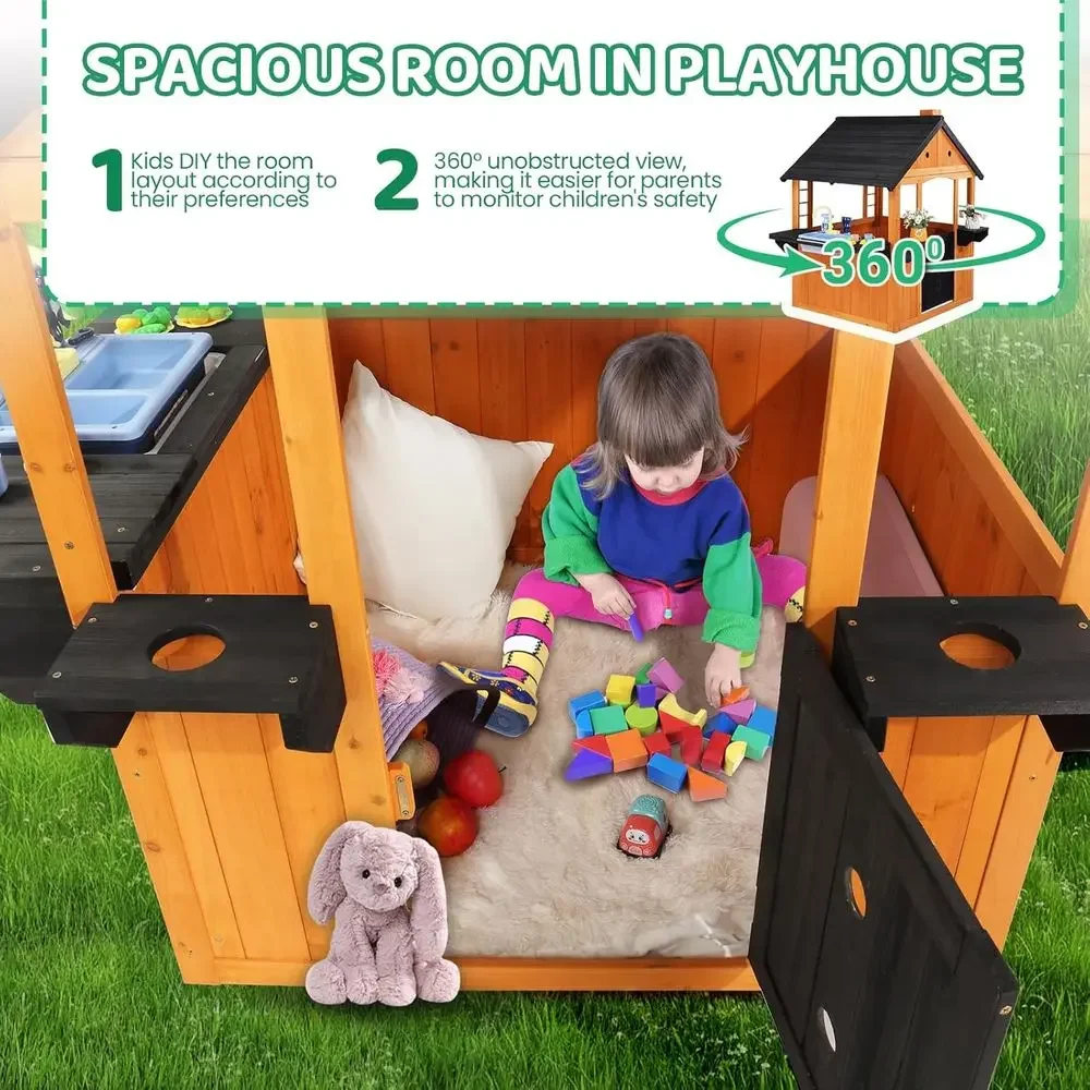 บ้านเด็กเล่นกลางแจ้ง MOR พร้อม - Kids Outdoor Sink บทวิจารณ์และราคา